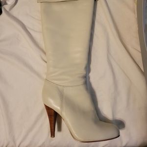 Nine West ivory boots